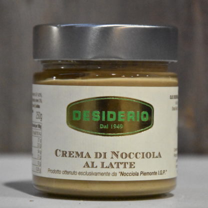 crema di nocciola al latte Desiderio