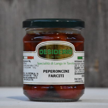 peperoncini farciti acciughe olio desiderio